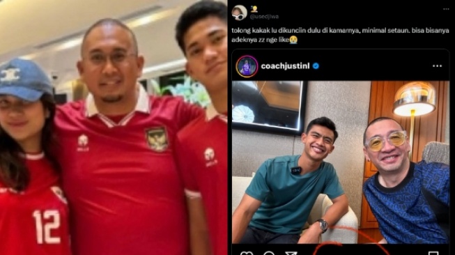 Sentil Zize? Adik Azizah Salsha Tertangkap Basah Ngelike Postingan Coach Justin: Begini Captionnya...