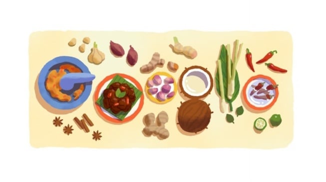 Yummy! Rendang Muncul Jadi Doodle di Google, Ada Apa?