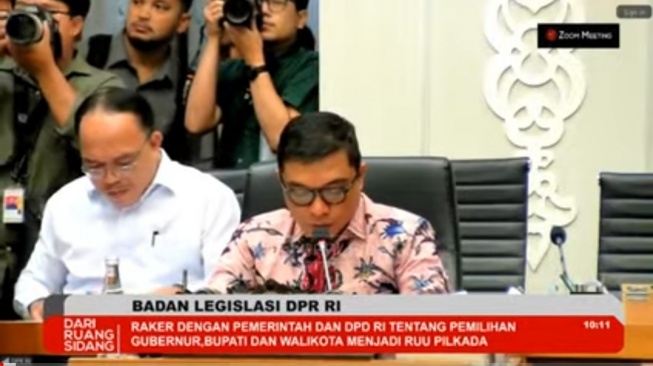 Baleg Gelar Rapat Bareng Pemerintah Bahas Revisi UU Pilkada, Bantah Pembahasan Dilakukan Tiba-tiba