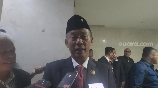 Ketua DPRD DKI Jakarta, Prasetyo Edi Marsudi. (Suara.com/Fakhri)