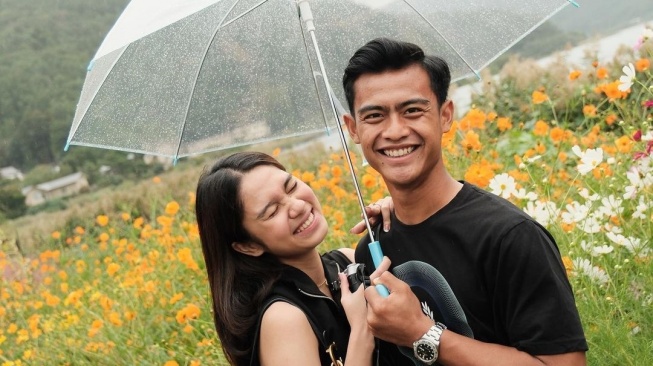 Azizah Salsha dan Pratama Arhan. (Instagram/@pratamaarhan8)