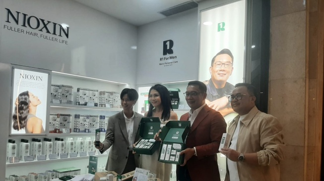 Atasi Masalah Kulit Pria, Ridwan Kamil Perkenalkan Skincare R1 For Men