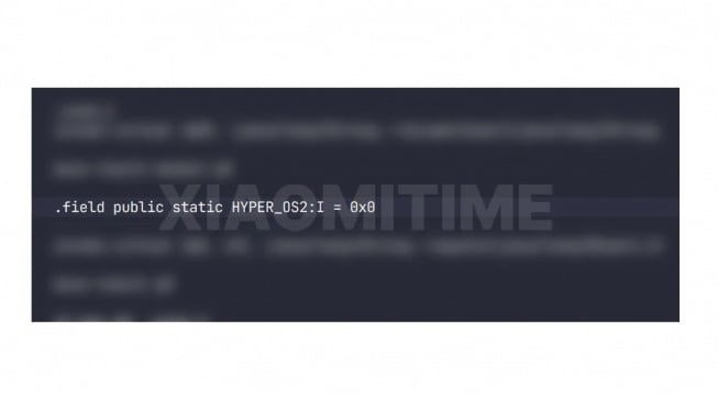 Baris kode HyperOS 2.0. [Xiaomitime]
