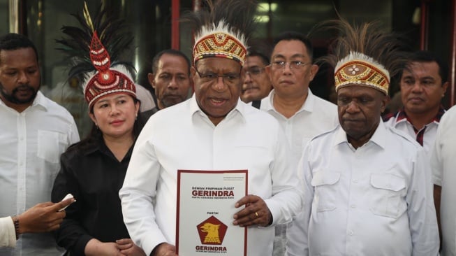 Diusung Gerindra Jadi Cagub Papua Tengah, John Wempi Wetipo Sampaikan Komitmennya Lakukan Pembangunan