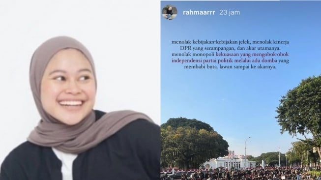 Sosok Rara Anak Cak Imin, Ikut Demo sampai Sebut Bapaknya Cs Kerja Serampangan