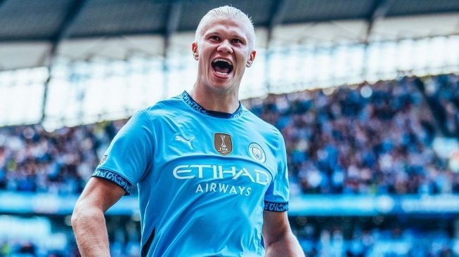 Hasil Liga Inggris Manchester City vs Ipswich Town: Erling Haaland Hattrick, The Citizens Pesta Gol