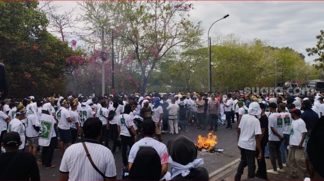 Unjuk Rasa Gagal Masuk Lokasi, Massa Gerakan Penyelamat PKB Janji Kembali dengan 3 Ribu Orang