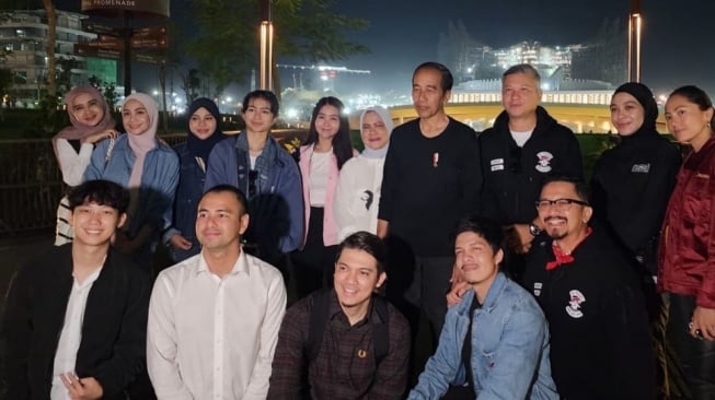 Artis yang ke IKN bersama Presiden Jokowi (Instagram)