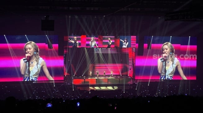 Pecah Banget! Aespa Sukses Guncang Jakarta Lewat Konser SYNK Parallel Line