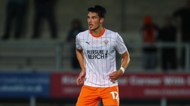 Elkan Baggott bermain di Blackpool (Instagram Elkan Baggott)