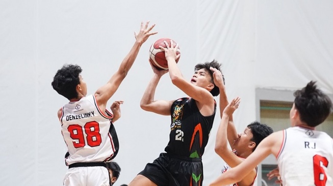 Aras Gading Muda (AGM) juara Kejurnas Basket KU15 2024. [Dok. Aras Gading Muda]