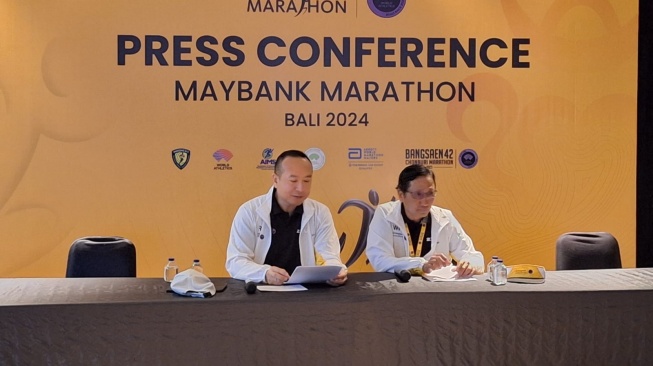 Konferensi Pers Maybank Marathon 2024