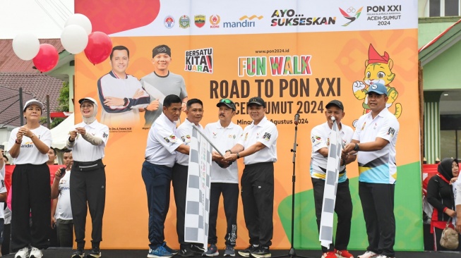 Bank Mandiri Dukung Fun Walk Menuju PON XXI Aceh-Sumut 2024