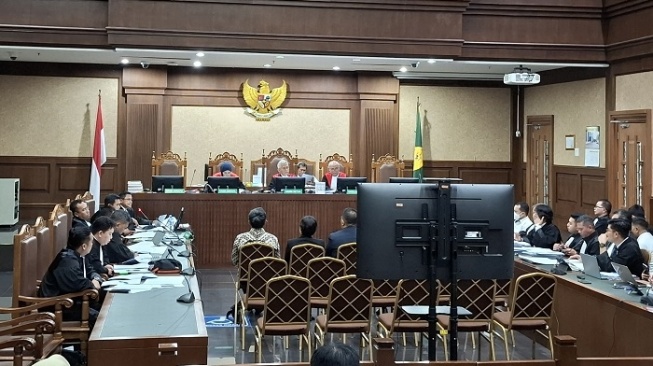 Sidang kasus pungli Rutan KPK yang digelar di Pengadilan Tipikor Jakarta. (Suara.com/Dea)