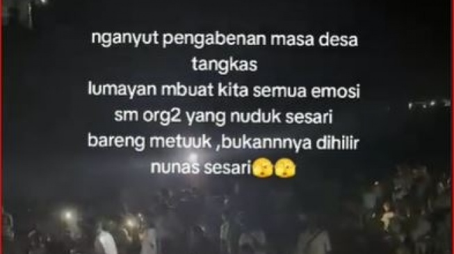 Harusnya Berlangsung Haru, Namun Ulah Para Pria Ambil Sesari Ini Membuat Geram