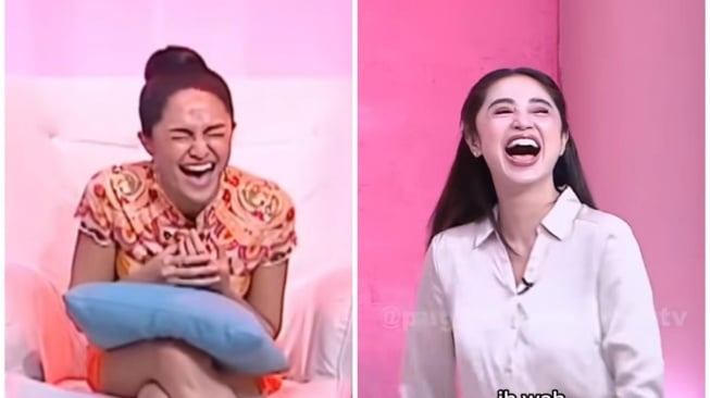 kolase foto Marshanda dan Dewi Perssik (TikTok/@pagipagimbyarttv)