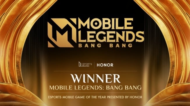 Mobile Legends meraih Esports Mobile of the Year dalam Esports Awards. [Moonton Games]