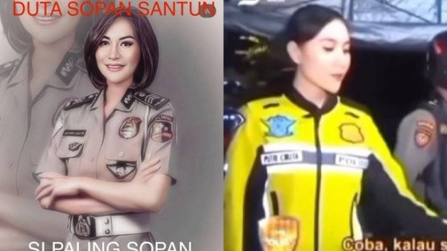 Rekam Jejak Putri Cikita, Polwan Viral Dicap 'Duta Sopan Santun' usai Tegur Orang Lagi Makan