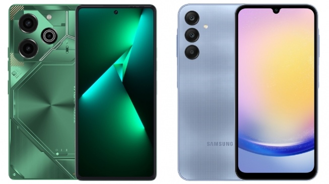 Perbandingan Spesifikasi Tecno Pova 6 Pro 5G vs Samsung Galaxy A25 5G, Duel HP 5G Rp 3 Jutaan