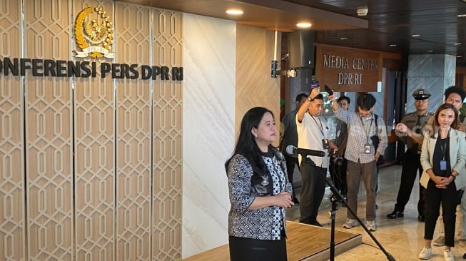 Ketua DPR RI Puan Maharani. (Suara.com/Bagaskara)