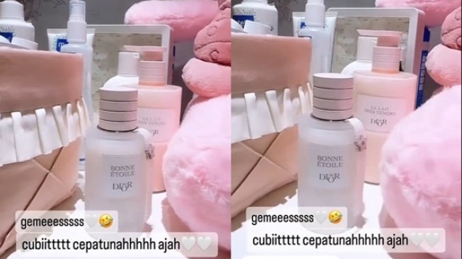 Skincare milik Princess R bayi Syahrini (TikTok)