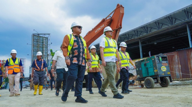 Wali Kota Medan Bobby Nasution Meninjau Proyek Multiyears. [dok Pemkot Medan]