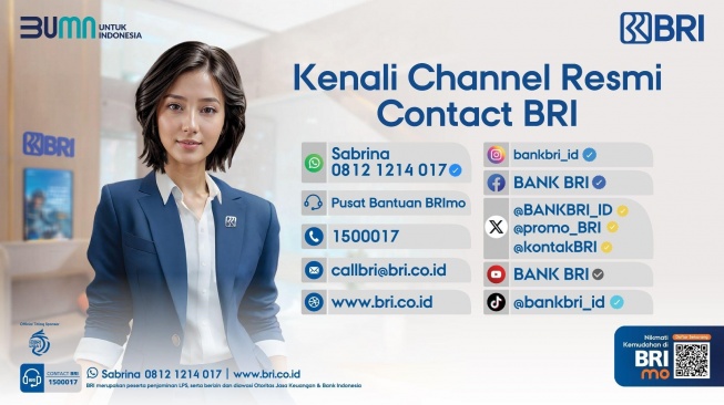 Channel Resmi Contact BRI. (Dok: BRI)