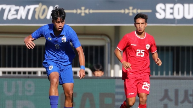 Duel Timnas Indonesia U-20 vs Thailand U-20 di Seoul Earth on Us Up 2024. [Dok. IG/@2024_seoul_eou_cup]