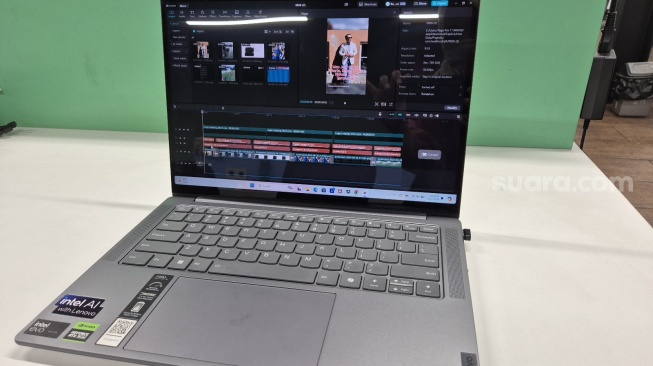 Lenovo Yoga Pro 7 14IMH9. [Suara.com/Dythia Novianty]