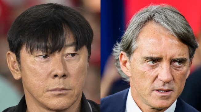 Perbandingan Gaji Shin Tae-yong vs Roberto Mancini: Waduh, Bak Bumi dan Langit!