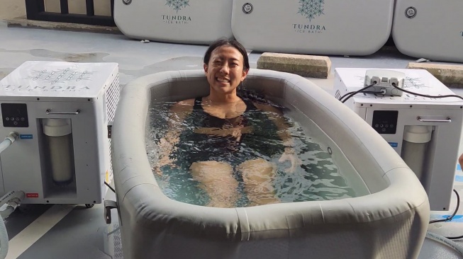 Sensasi latihan HIIT dan Ice Bath [Suara.com/Farah Nabilla]