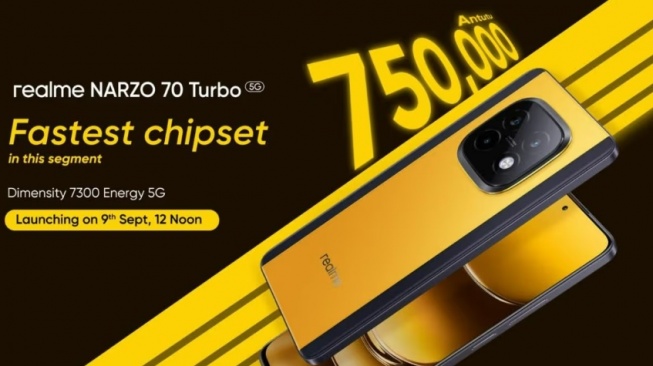 Realme Narzo 70 Turbo. (Realme)