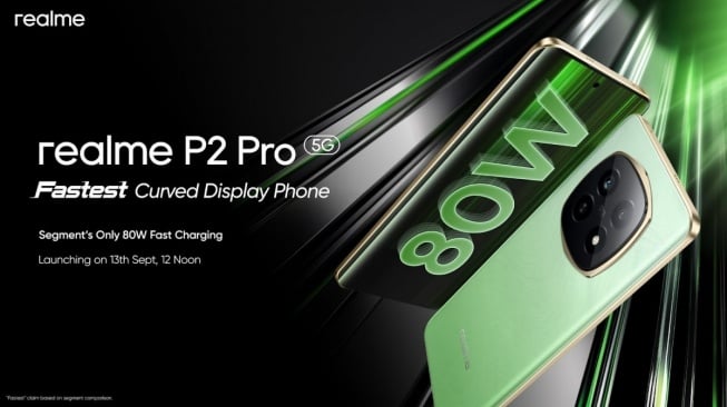 Realme P2 Pro Hadir September Ini, Layar AMOLED 120Hz dengan Pengisian Cepat 80W