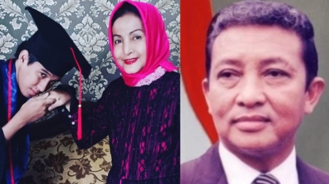 Iqbal Ramadhan dan Machica Mochtar, Letnan Jenderal (Purn) Moerdiono (Instagram)