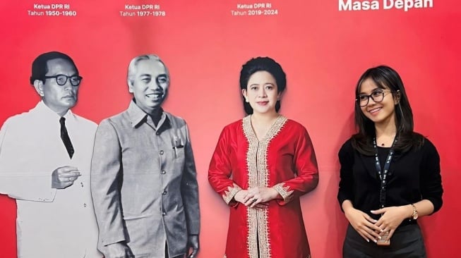 Potret Mayang Lucyana Fitri, adik mendiang Vanessa Angel magang di DPR RI (Instagram/mayaang.lucyaana)