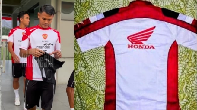 Jersey Latihan Baru Timnas Indonesia Diledek Netizen, Mirip Baju Balap atau Seragam Honda?