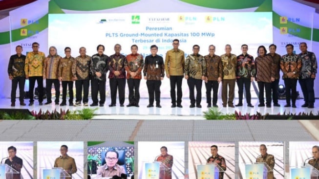 PT AHP Resmikan Proyek PLTS Ground-Mounted Berkapasitas 100 MWp Terbesar di Indonesia