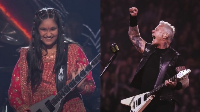 Catat Sejarah, Metallica Izinkan Gadis 11 Tahun Bawakan Master Of Puppets di AGT