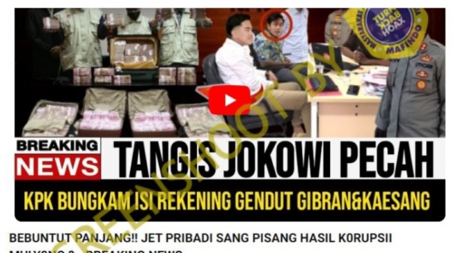 Cek Fakta: Akhirnya Terungkap Juga, Jet Pribadi Kaesang Hasil Korupsi Jokowi [Ist]