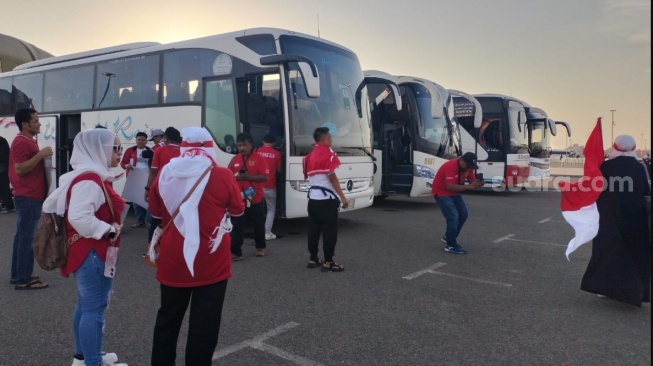 Merah Putih Mengguncang Jeddah! 3 Bus Suporter Indonesia Siap Gebrak Laga Kontra Arab Saudi