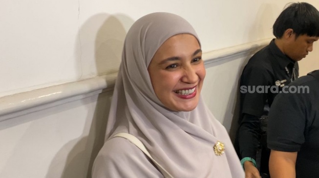 Shireen Sungkar saat ditemui di kawasan Kemang, Jakarta Selatan, Selasa (3/9/2024).