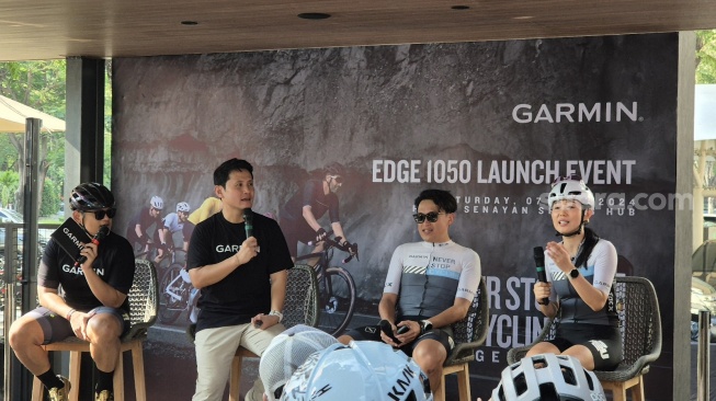 Garmin meluncurkan Edge 1050, Jakarta, Sabtu (7/9/2024). [Suara.com/Dythia Novianty]