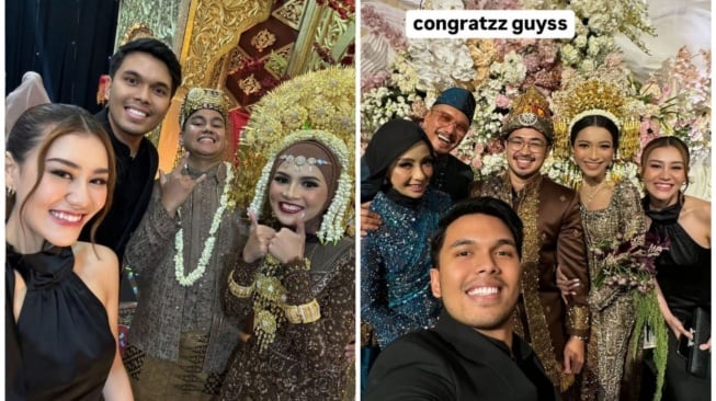 Aaliyah Massaid dan Thariq Halilintar hadiri kondangan kerabat (Instagram/@aaliyah.massaid)