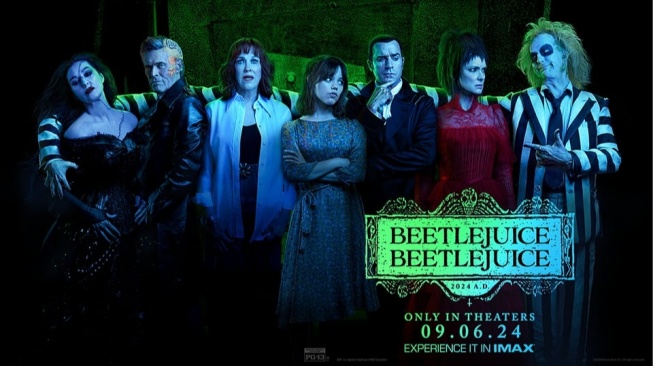 Baru Rilis, Beetlejuice Beetlejuice Raup 41,5 Juta Dolar hingga Cetak Rekor