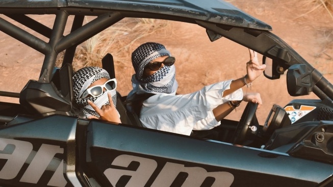Azizah Salsha kunjungi gurun pasir di Dubai (Instagram)