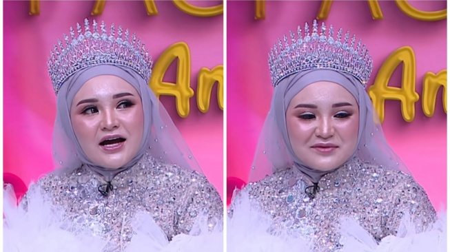 adik Shella Saukia, Herlin Kenza, di acara talkshow Pagi Pagi Ambyar (TikTok/@pagipagiambyarttv)
