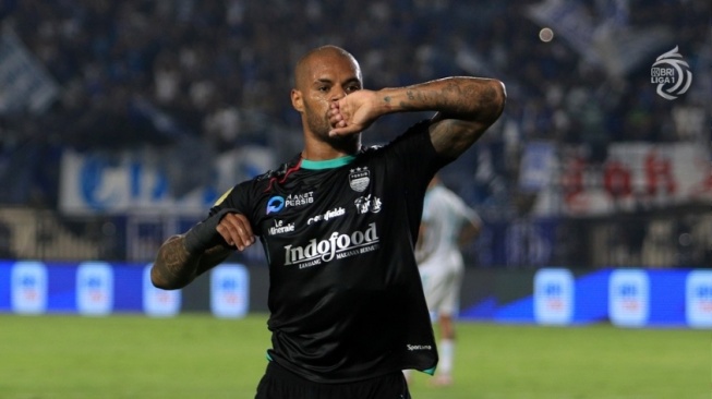 Penyerang Persib Bandung, David da Silva. (ligaindonesiabaru.com)