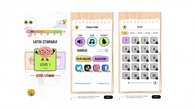 Game Brain Test All-Star: IQ Boost. [dokumen pribadi]