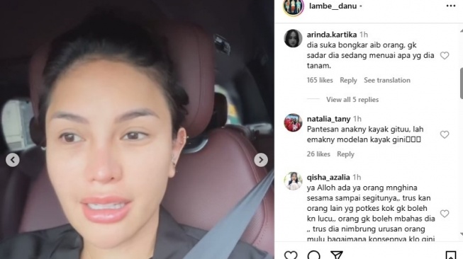 Nikita Mirzani kirim surat terbuka untuk Hary Tanoesoedibjo (Instagram/@lambe__danu)