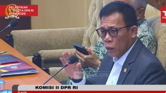 Anggota DPR RI fraksi PDIP, Masinton Pasaribu. (Tangkapan layar/Bagaskara)